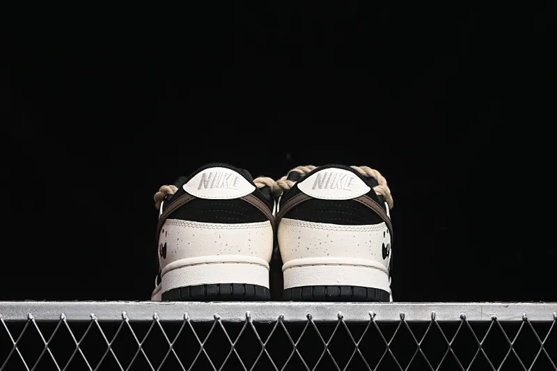All categories Nk SB Dunk series Nk SB Dunk Low Low-top sneakers Nk Dunk Low TMS Little Red Panda Dopamine Mocha Chinese style splash-ink old deconstruction Low-top casual sneakers DD1391-100